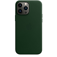Чехол Apple Leather Case with MagSafe для iPhone 13 Pro Max (Sequoia Green)