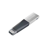 USB-накопитель SanDisk iXpand Mini USB Lightning 64 GB 3.0 (Silver/Dark Grey)